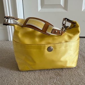 Coach Yellow Shoulder Bag